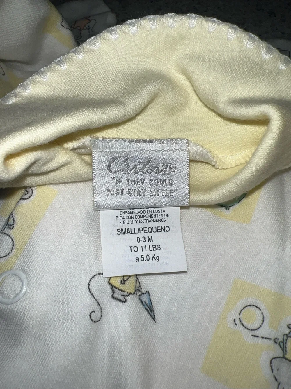 3 carters Vintage sleepers